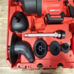 HOUSTON LOCATION - AS-IS M12 12-Volt Lithium-Ion Cordless Drain Cleaning Airsnake Air Gun Kit with (1) 2.0Ah Battery  Toilet Attachments