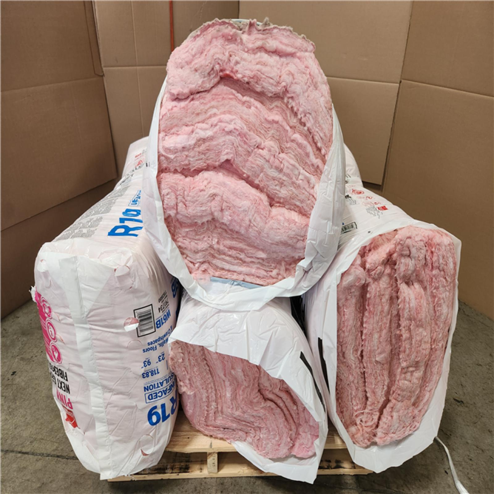 Phoenix AS-IS Owens Corning R-19 Unfaced Fiberglass Insulation Batt 23 in. x 93 in. (3 Bags)