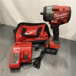 AS-IS - Milwaukee M18 FUEL 18V Lithium-Ion Brushless Cordless 1/2 in. Impact Wrench w/Friction Ring Kit