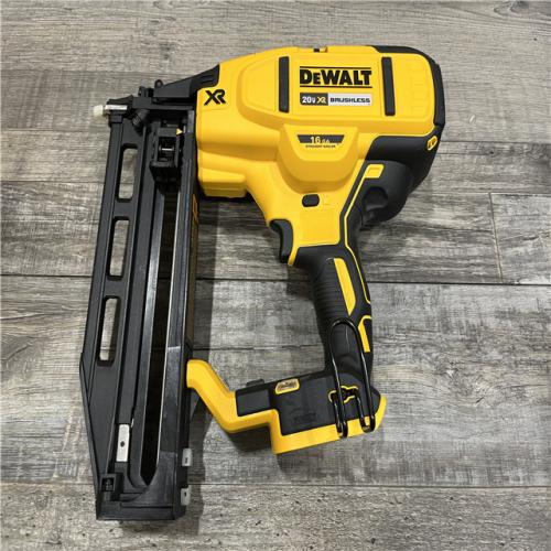 AS-IS DEWALT 20V MAX XR 16-Gauge Lithium-Ion Cordless Finish Nailer (Tool Only)