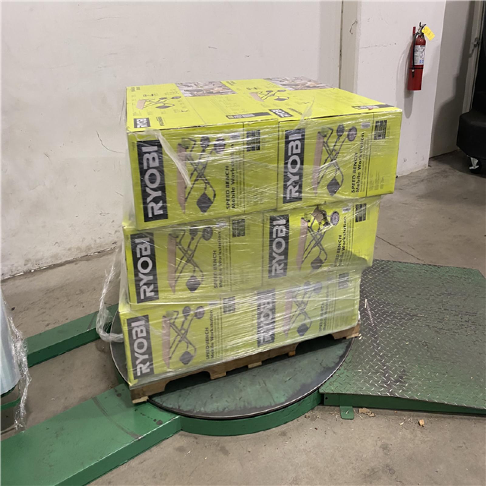 DALL AS LOCATION - NEW! RYOBI SPEED BENCH Mobile Workstation PALLET -(6 UNITS)