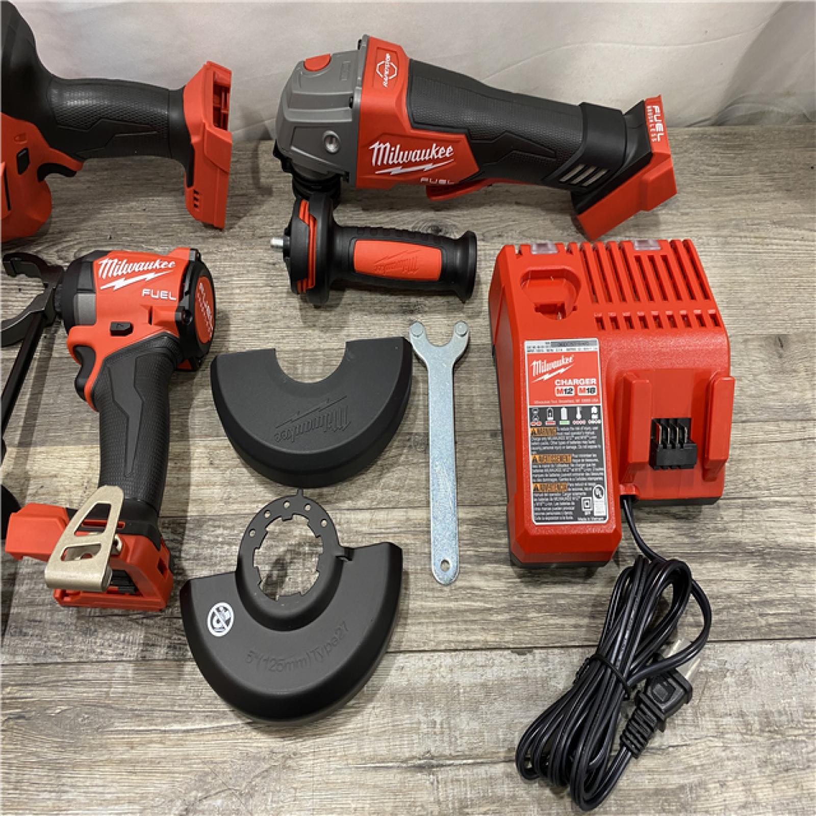 AS-IS Milwaukee FUEL18-Volt Lithium-Ion Cordless (4-Tool) Combo Kit