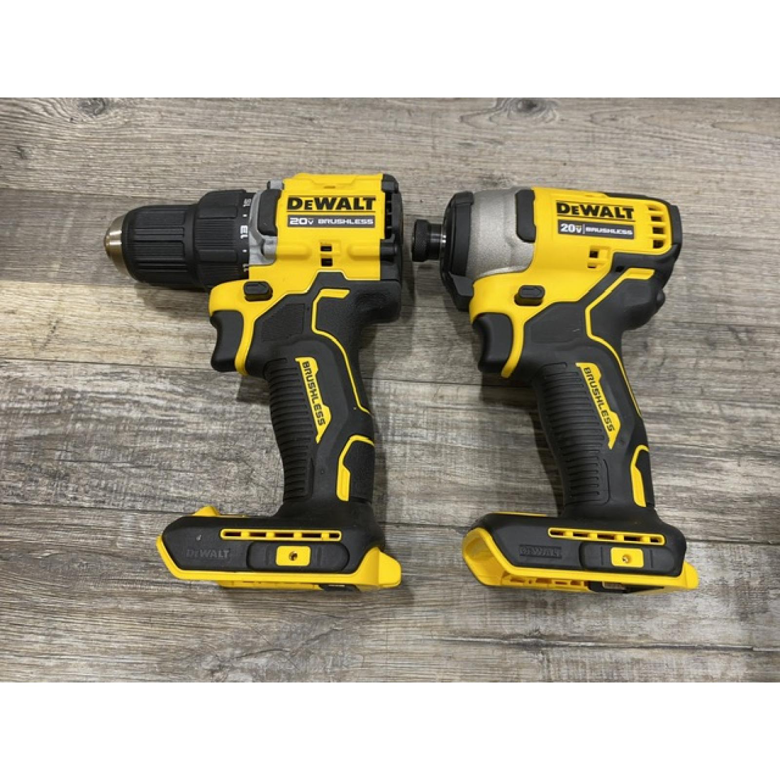 AS-IS DEWALT ATOMIC 20-Volt MAX Lithium-Ion Cordless (2-Tool) Combo Kit