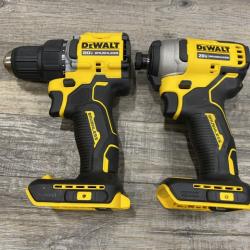 AS-IS DEWALT ATOMIC 20-Volt MAX Lithium-Ion Cordless (2-Tool) Combo Kit