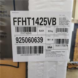 Phoenix Location NEW Frigidaire 27.6 in. 14 cu. ft. Top Freezer Refrigerator in Black, ENERGY STAR (Sealed)