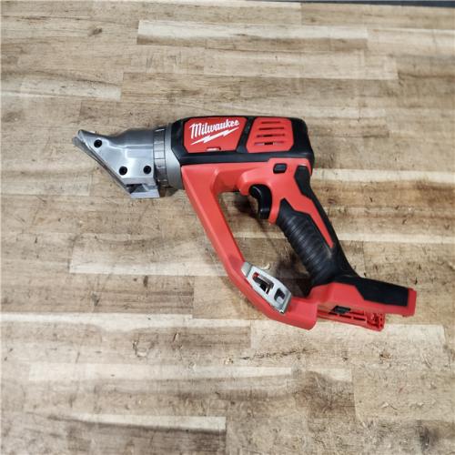 HOUSTON LOCATION - AS - IS Milwaukee 18-Volt Lithium-Ion Cordless 18-Gauge Double Cut Metal Shear (Tool-Only)