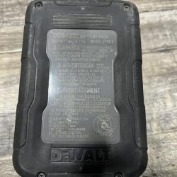 AS-IS DEWALT 20V MAX XR POWERSTACK Lithium-Ion Battery Starter Kit with 5.0Ah Battery and Charger