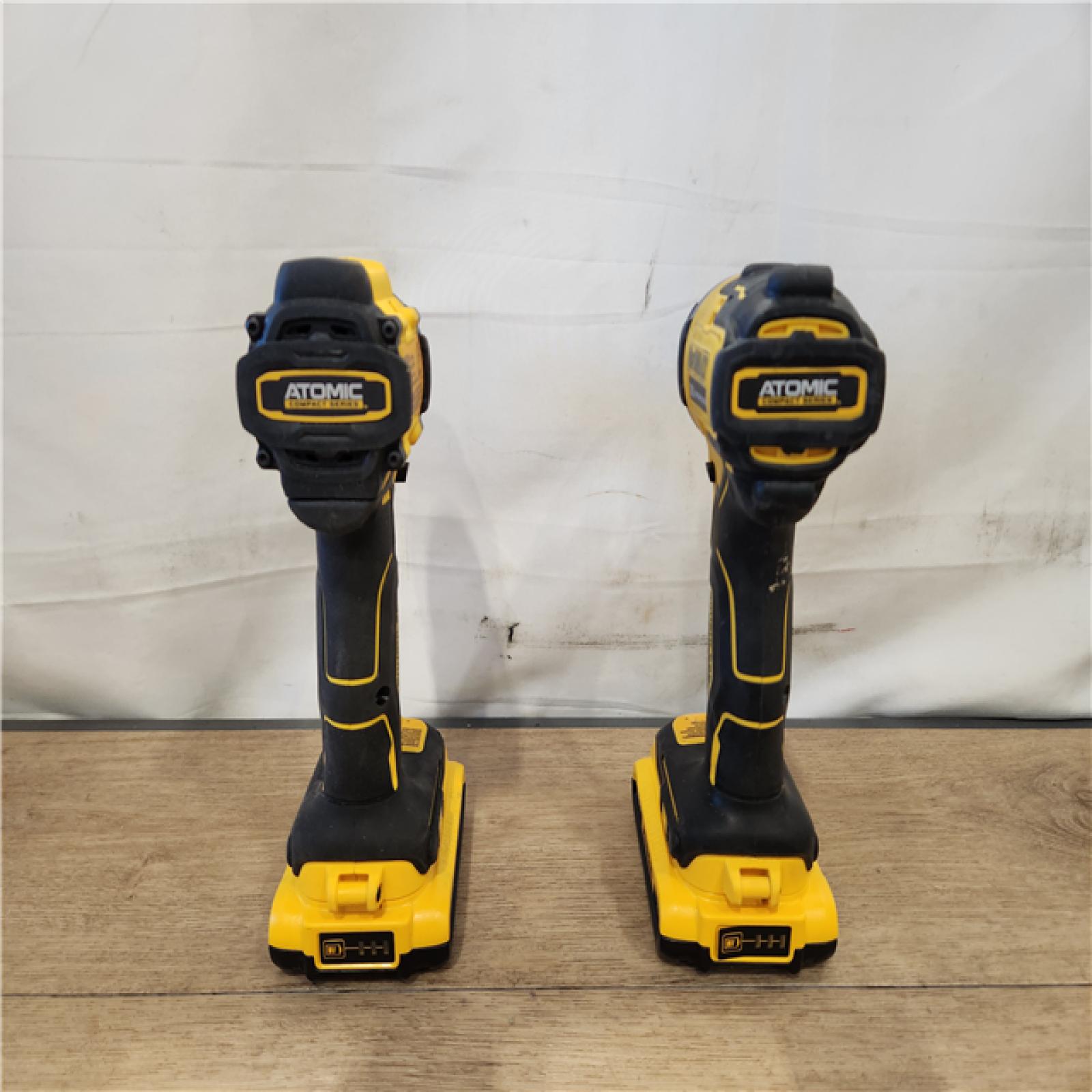AS-IS- DEWALT ATOMIC 20-Volt MAX Lithium-Ion Cordless (2-Tool) Combo Kit