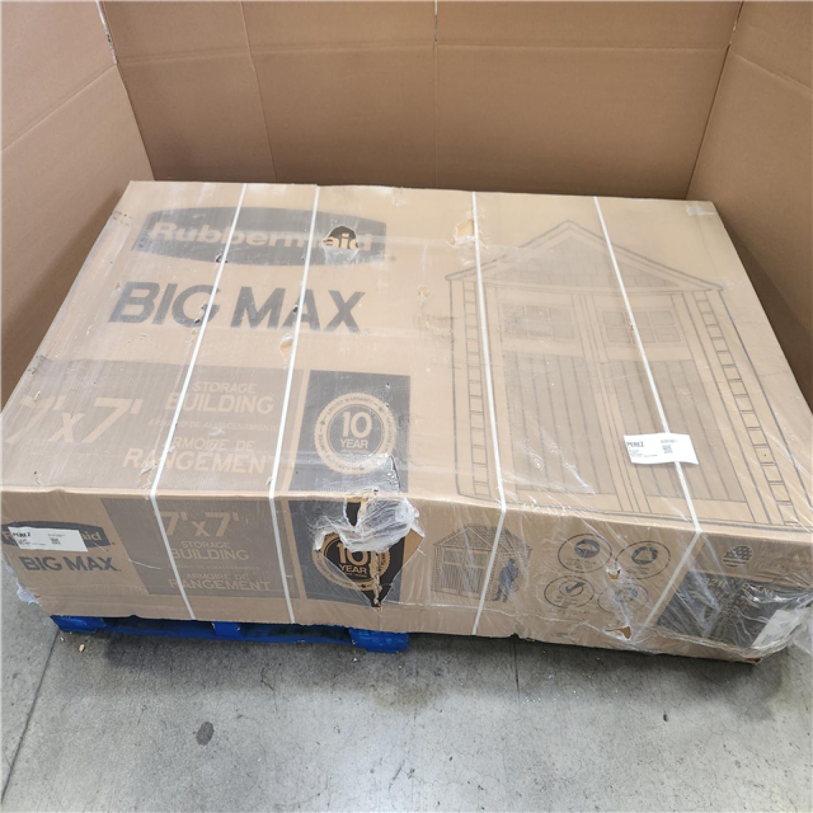 Phoenix NEW Rubbermaid Big Max 7 ft. x 7 ft. Storage Shed (SEALED)