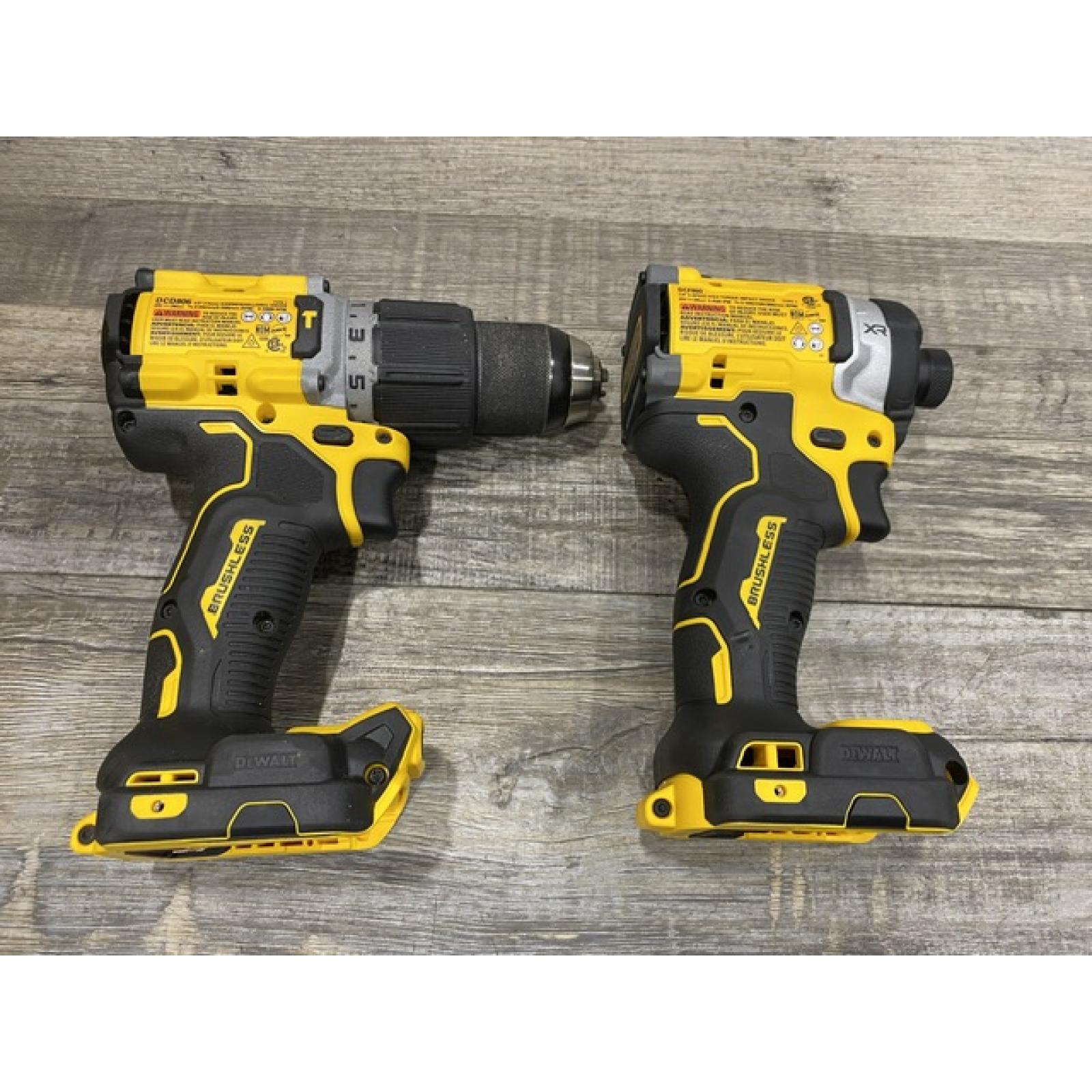 AS-IS DEWALT 20V XR Lithium-Ion Cordless 2-Tool Combo Kit