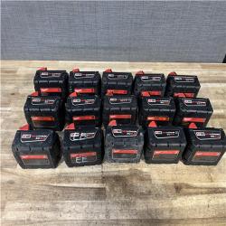 Houston Location AS-IS Milwaukee Batteries QTY/15