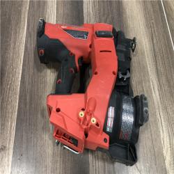 AS-IS Milwaukee FUEL 18-Volt Lithium-Ion Brushless Cordless Coil Roofing Nailer (Tool Only)