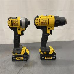 AS-IS - DeWALT 20V MAX Cordless Drill Driver/Impact Driver Combo Kit