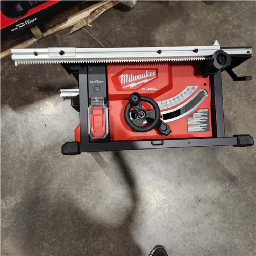 As-Is- Milwaukee M18 FUEL ONE-KEY 18- Volt Lithium-Ion Brushless Cordless 8-1/4 in. Table Saw Kit W/(1) 12.0Ah Battery & Rapid Charger