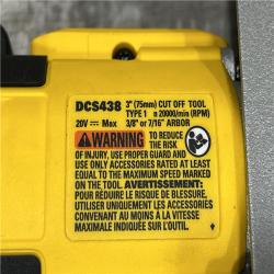 AS-IS DEWALT 20V XR Cordless 3 in. Cut-Off Tool (Tool Only)