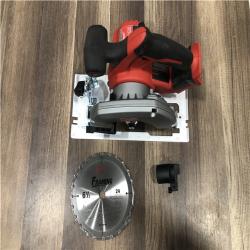 AS-IS Milwaukee 18V Lithium-Ion Cordless 6-1/2 in. Circular Saw (Tool-Only)