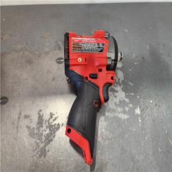 AS-IS- Milwaukee M12 FUEL 12V Lithium-Ion Brushless Cordless Stubby 1/2 in. Impact Wrench (Tool-Only)