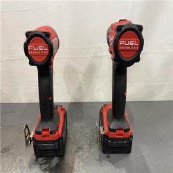 AS-IS - Milwaukee M18 FUEL 18V Lithium-Ion Brushless Cordless Hammer Drill and Impact Driver Combo Kit (2-Tool) with 2 Batteries