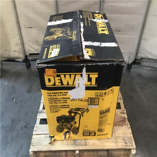 California NEW DEWALT DXPW4035 4000 PSI at 3.5 GPM HONDA Cold Water Professional Gas Pressure Washer