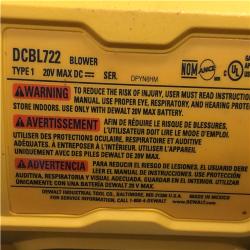 AS-IS DeWalt DCBL722P1 Blower Brushless W/5ah Pk 20v