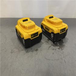 AS-IS - DEWALT 20V MAX XR Premium Lithium-Ion 5.0Ah Battery Pack (2 Pack)