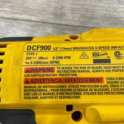 AS-IS DEWALT 20V MAX Lithium-Ion Cordless 1/2 in. Impact Wrench Kit