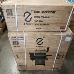 Phoenix NEW Z GRILLS 1056 sq. in. Pellet Grill and Smoker in Bronze with Storage Cabinet  Includes Cover