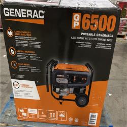 Dallas Location - As-Is  Generac 8125 / 6500-Watt Gasoline Powered Portable Generator