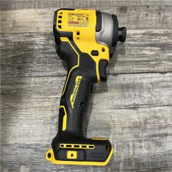 AS-IS DEWALT Atomic 20V Max Lithium-Ion Brushless Cordless Compact 1/4 in. Impact Driver Kit