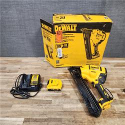 HOUSTON LOCATION - AS - IS DEWALT 20V MAX XR Lithium-Ion Cordless 2-1/2 in. 15-Gauge Finish Nailer Kit