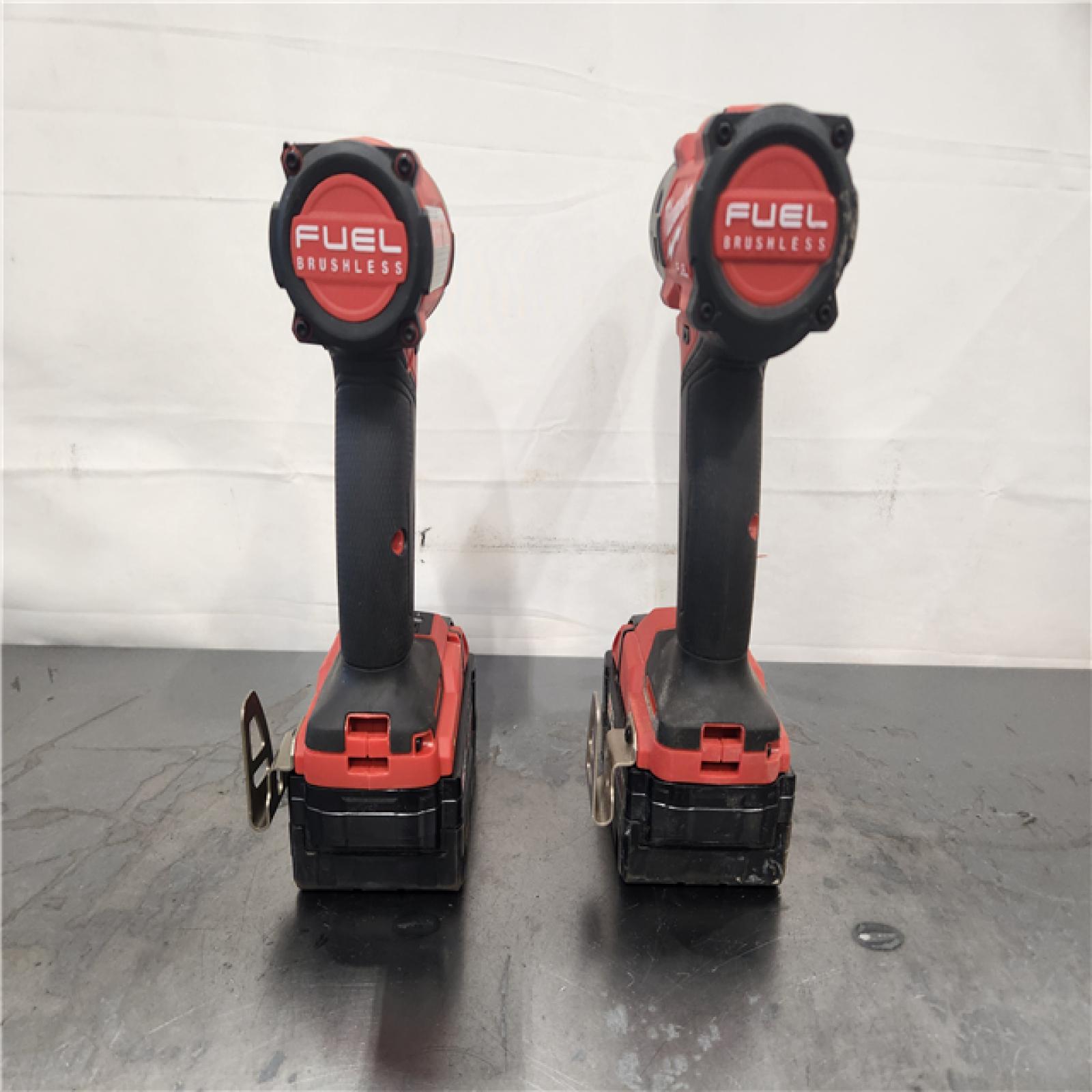 AS-IS- Milwaukee  FUEL 18V Lithium-Ion Brushless Cordless Hammer Drill and Impact Driver Combo Kit