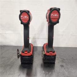 AS-IS- Milwaukee  FUEL 18V Lithium-Ion Brushless Cordless Hammer Drill and Impact Driver Combo Kit