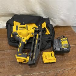 AS-IS DeWalt DCN660D1 20V 16 Gauge Cordless Angled Finish Nailer Kit W/ 2Ah Battery