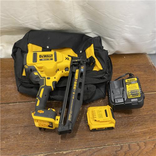 AS-IS DeWalt DCN660D1 20V 16 Gauge Cordless Angled Finish Nailer Kit W/ 2Ah Battery