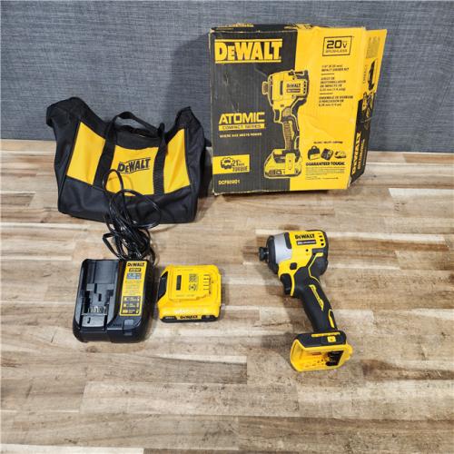 HOUSTON LOCATION - AS - IS DEWALT Atomic 20V Max Lithium-Ion Brushless Cordless Compact 1/4 in. Impact Driver Kit