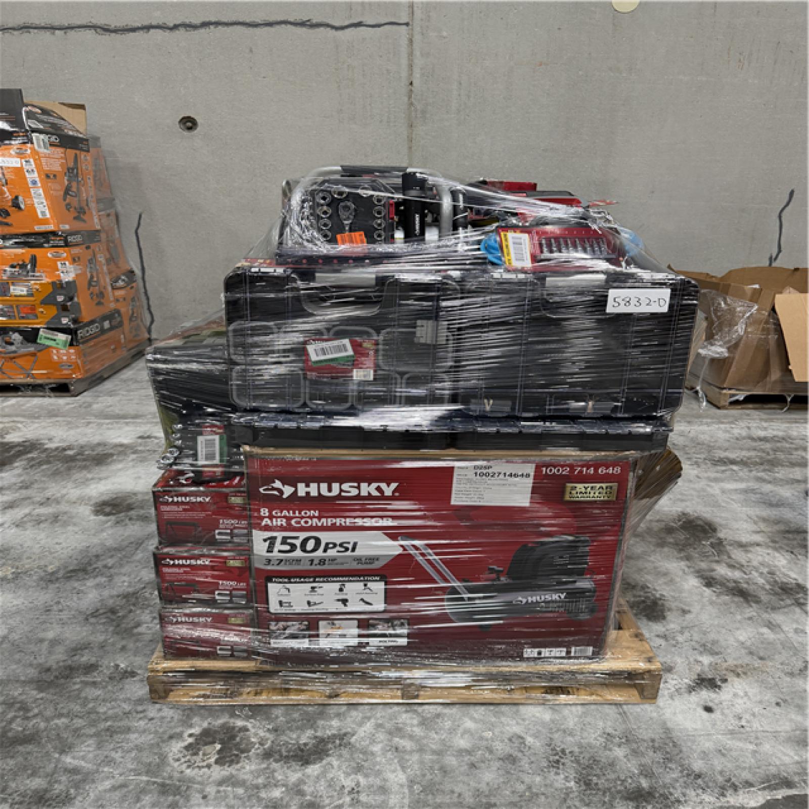 Atlanta Location As-Is Tools Partial Truckload (6 pallets) 5832-D