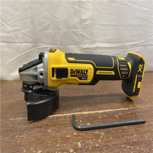 AS-IS DeWalt DCG405B 20V Max XR 4.5-Inch Slide Switch Small Angle Grinder (Tool Only)