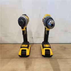 AS-IS- DeWalt 20V MAX Atomic 20 V Cordless Brushless 2 Tool Combo Kit