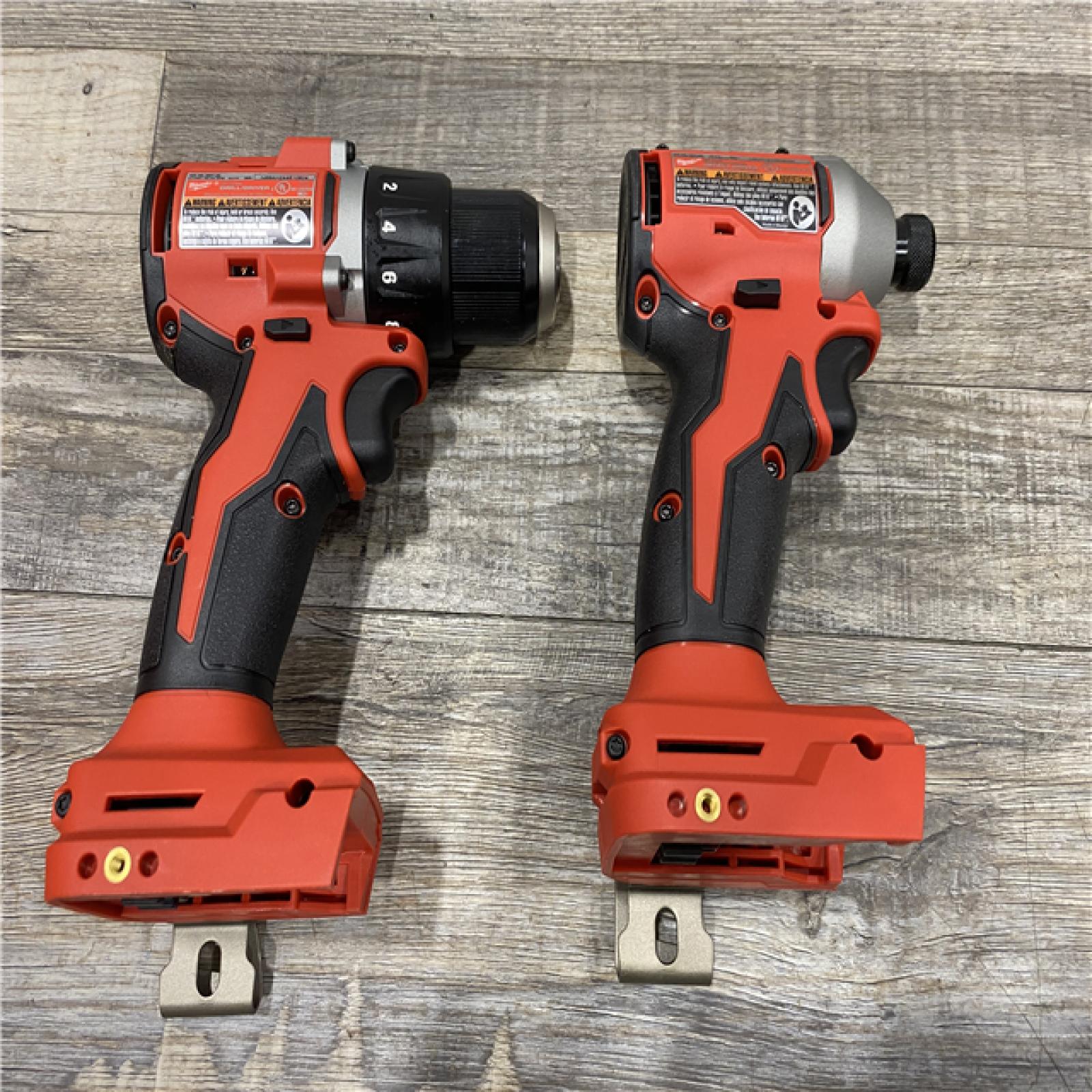 AS-IS Milwaukee 18V Lithium-Ion Brushless Cordless Compact Drill/Impact Combo Kit