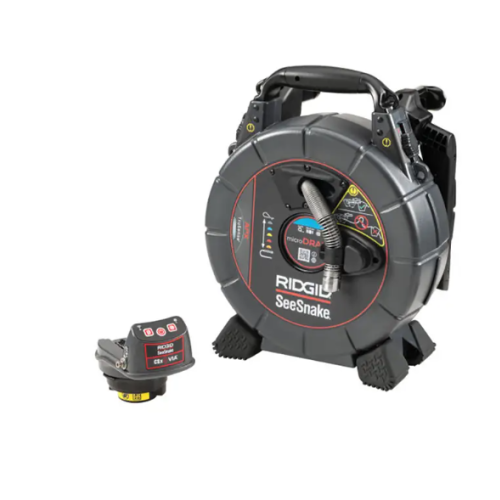 DALLAS LOCATION - Ridgid MICRODRAIN APX + VIA KIT SeeSnake microDrain APX and CSx Via System with TruSense Technology  Charger and Battery