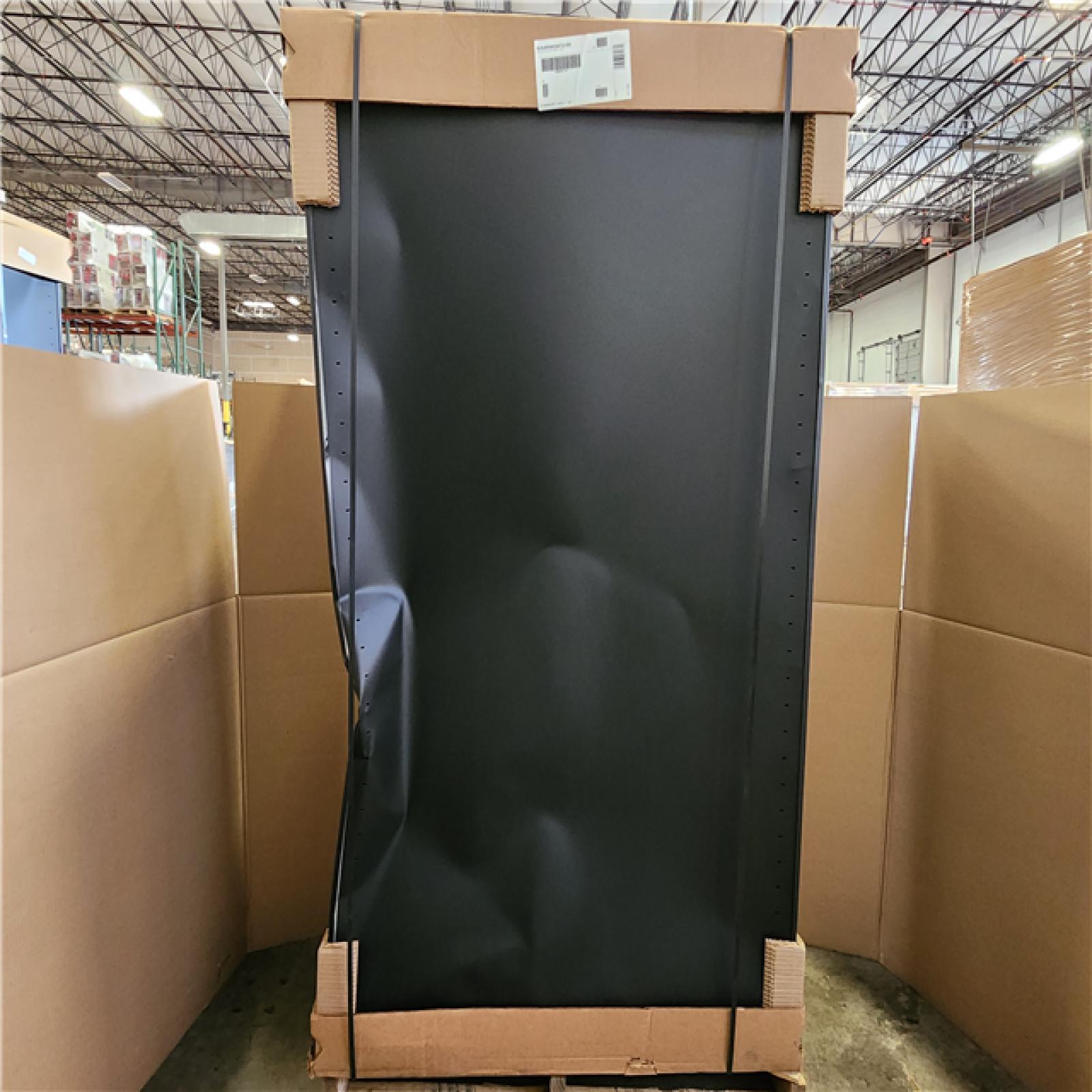 Phoenix AS-IS Sandusky Elite Series 46 in. W x 72 in. H x 24 in. D 22-Gauge 5-Shelf Steel Freestanding Garage Storage Cabinet in Black