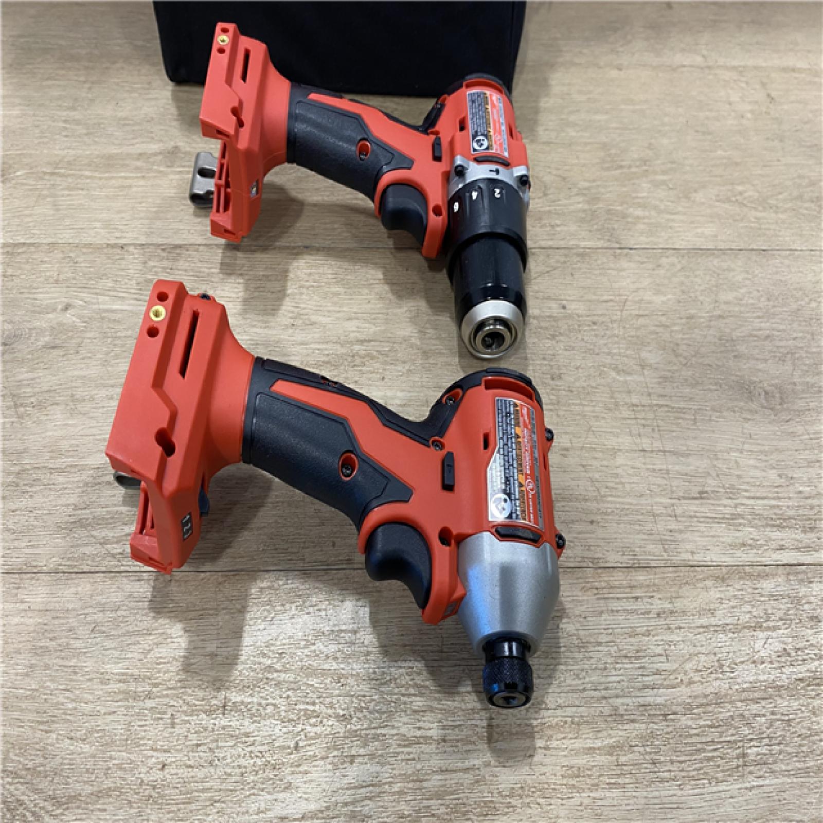 AS-IS Milwaukee 18-Volt Lithium-Ion Brushless Cordless Compact Hammer Drill/Impact Combo Kit