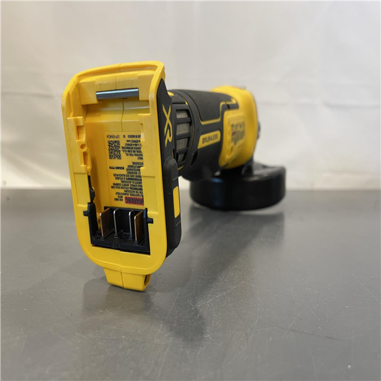 AS-IS - DeWalt 20V Max XR 4.5-Inch Slide Switch Small Angle Grinder (Tool Only)