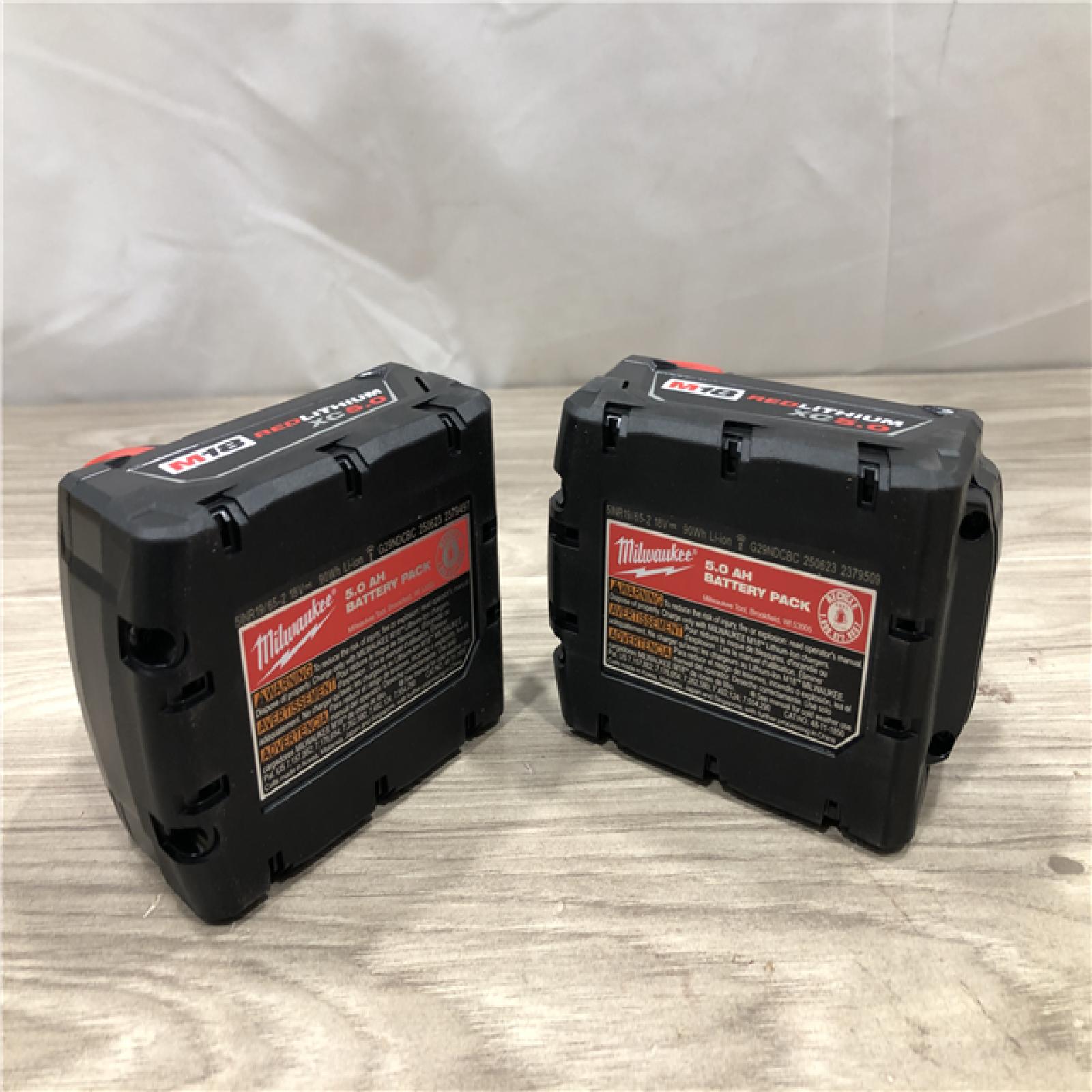 AS-IS Milwaukee 18-Volt Lithium-Ion XC Starter Kit