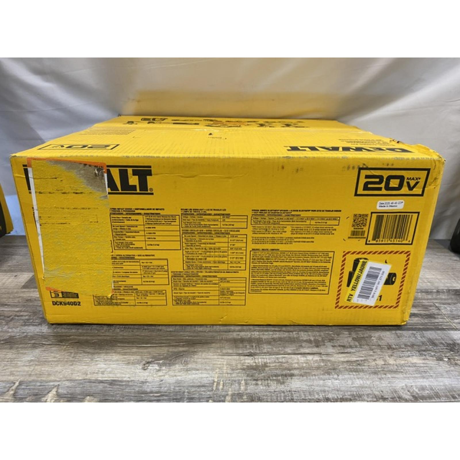 NEW - DEWALT 20V MAX Lithium-Ion Cordless 9-Tool Combo Kit