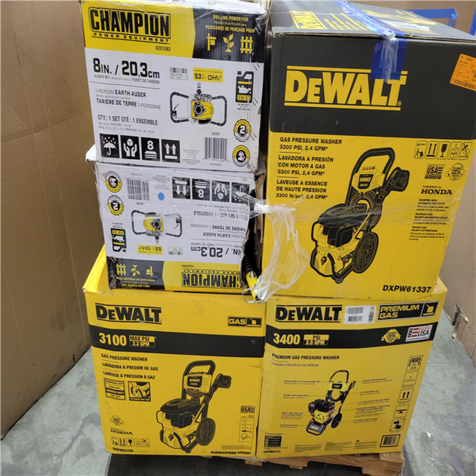 CALIFORNIA AS-IS OUTDOOR POWER EQUIPMENT