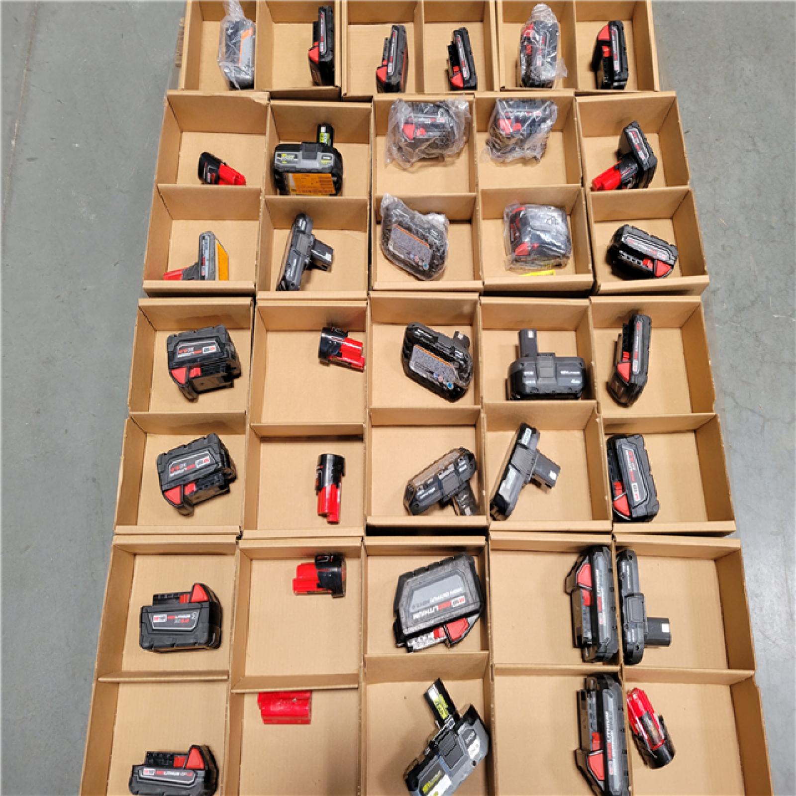 CALIFORNIA AS-IS BATTERY PALLET