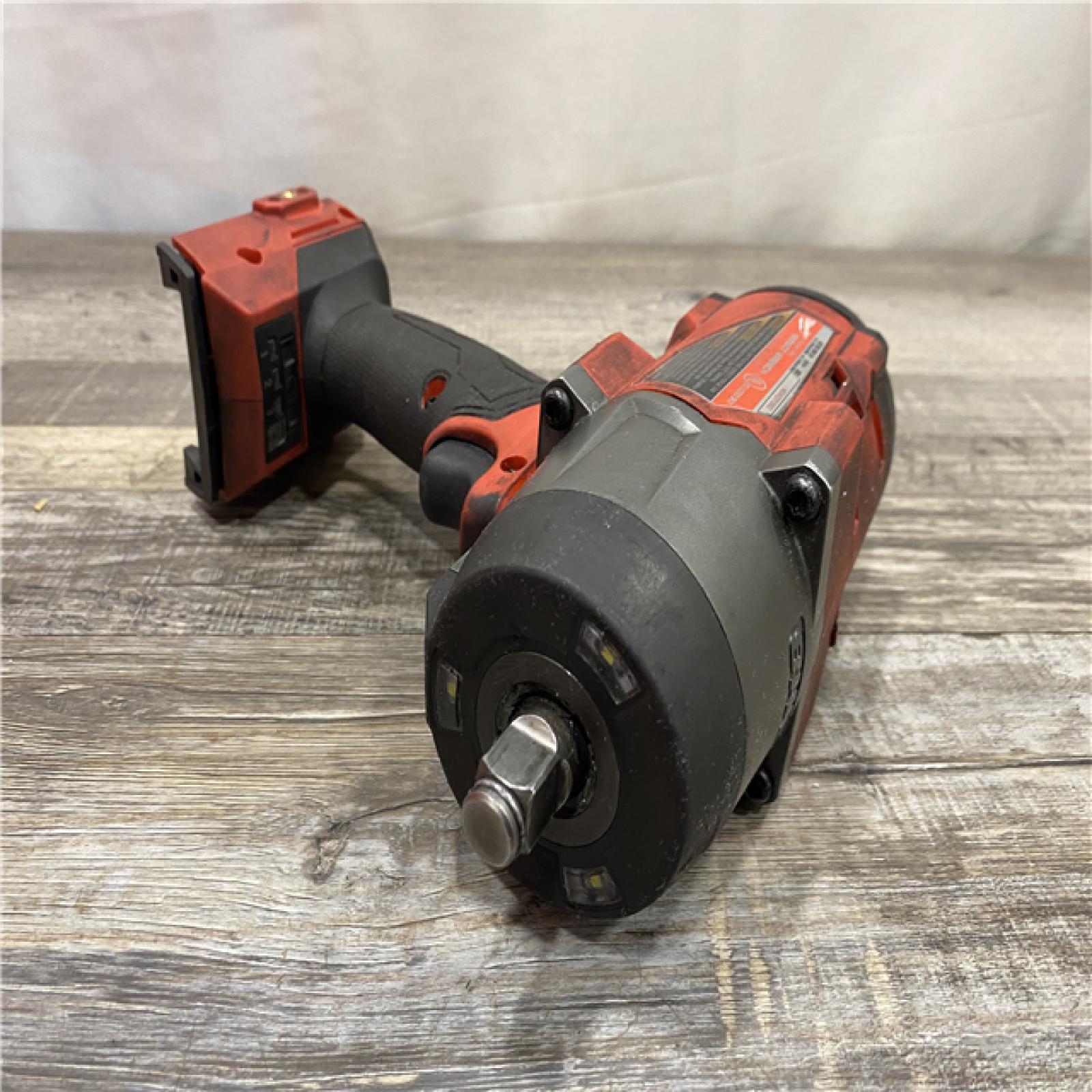 AS-IS Milwaukee FUEL 18V Lithium-Ion Brushless Cordless 1/2 in. Impact Wrench with Friction Ring (Tool-Only)