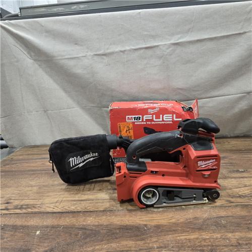 AS-IS Milwaukee M18 Fuel 8 Amps 18 V 3 in. W X 18 in. L Cordless Belt Sander Tool Only