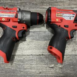 AS-IS Milwaukee FUEL 12-Volt Lithium-Ion Brushless Cordless Hammer Drill and Impact Driver Combo Kit